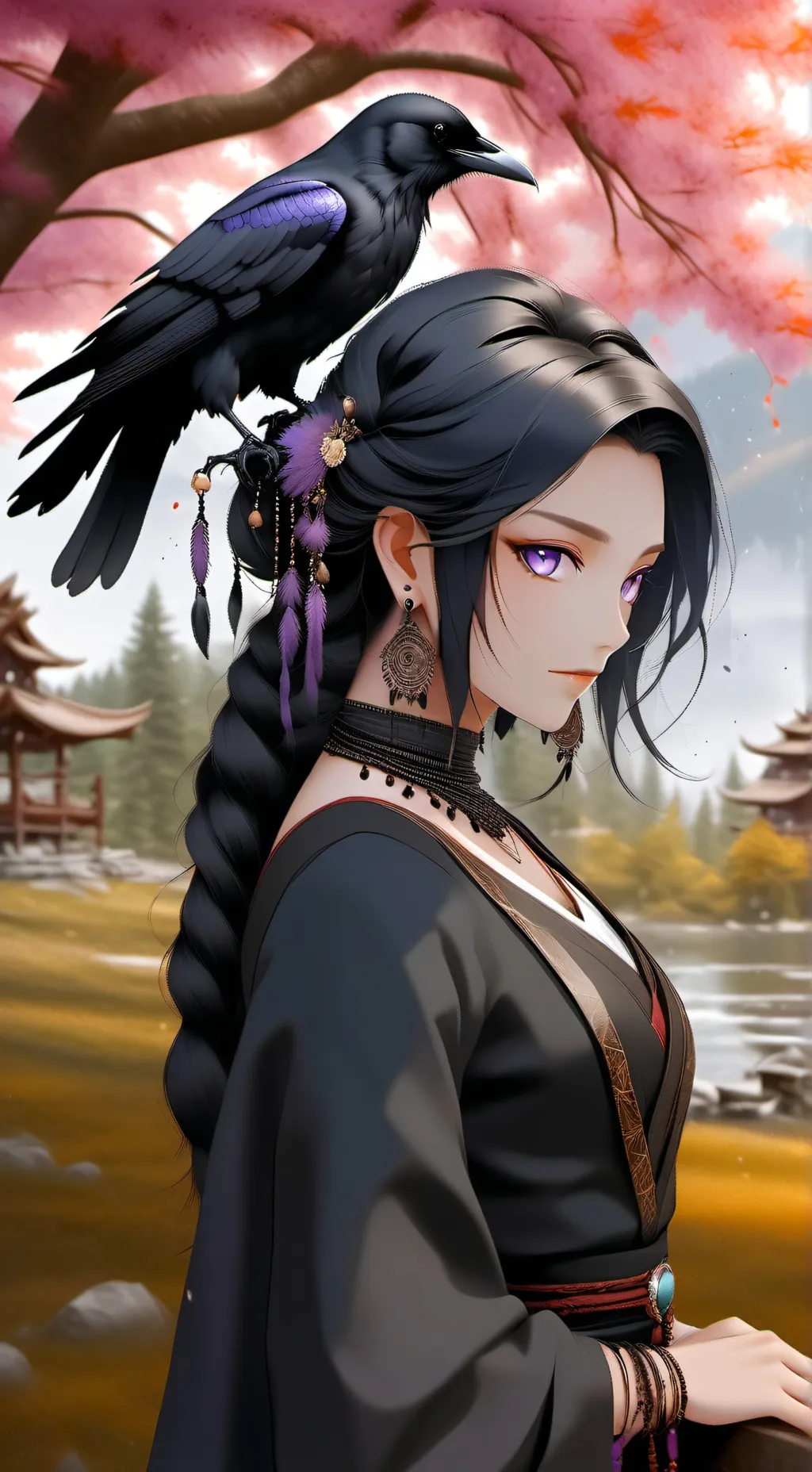 ai character: Raven ( Ray ) background