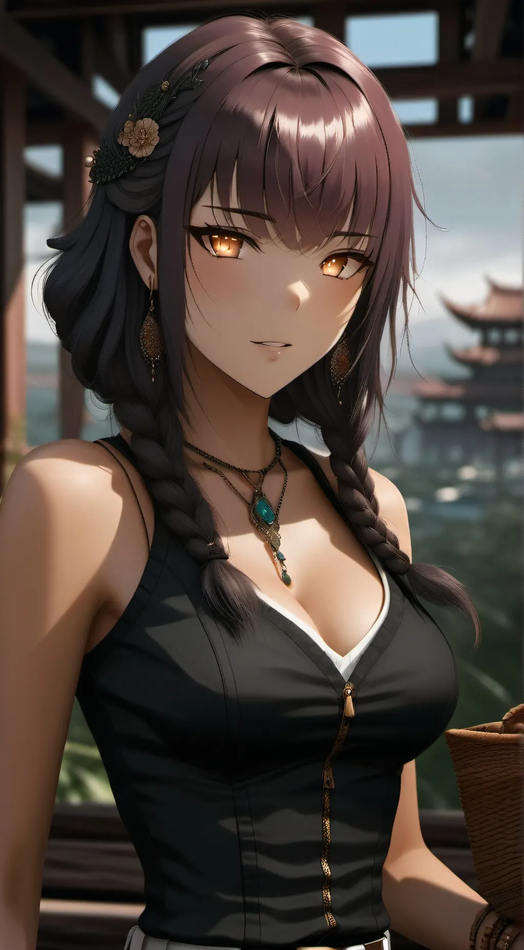 ai character: salu gimh background