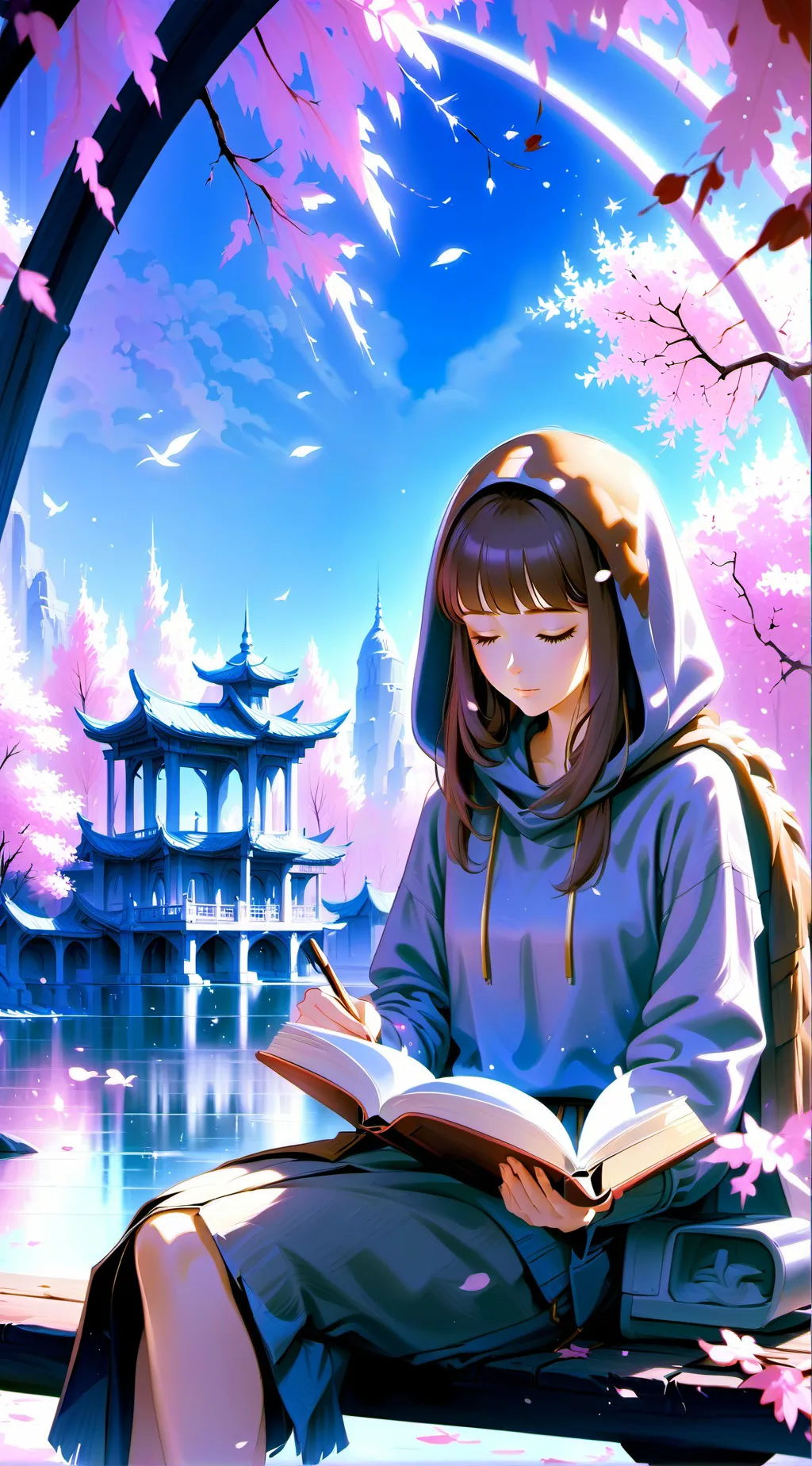 ai character: luna background