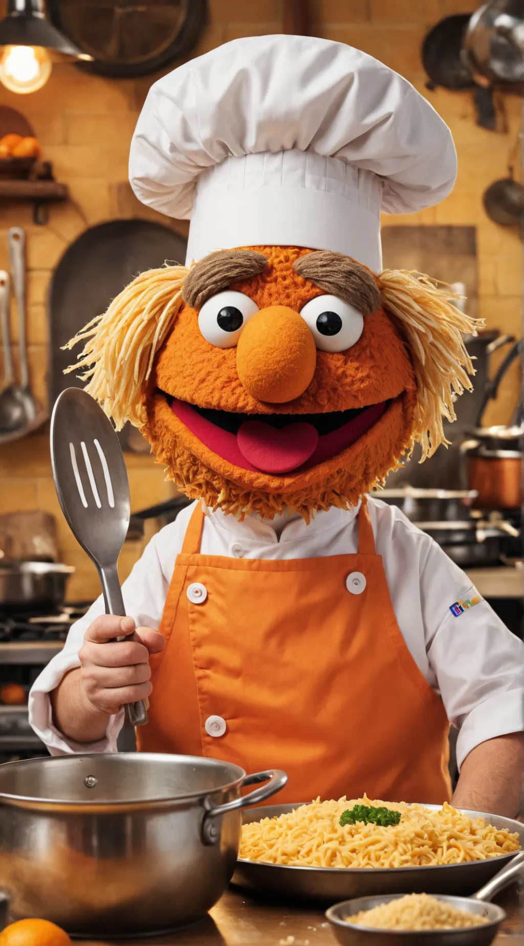 ai character: The Swedish Chef background