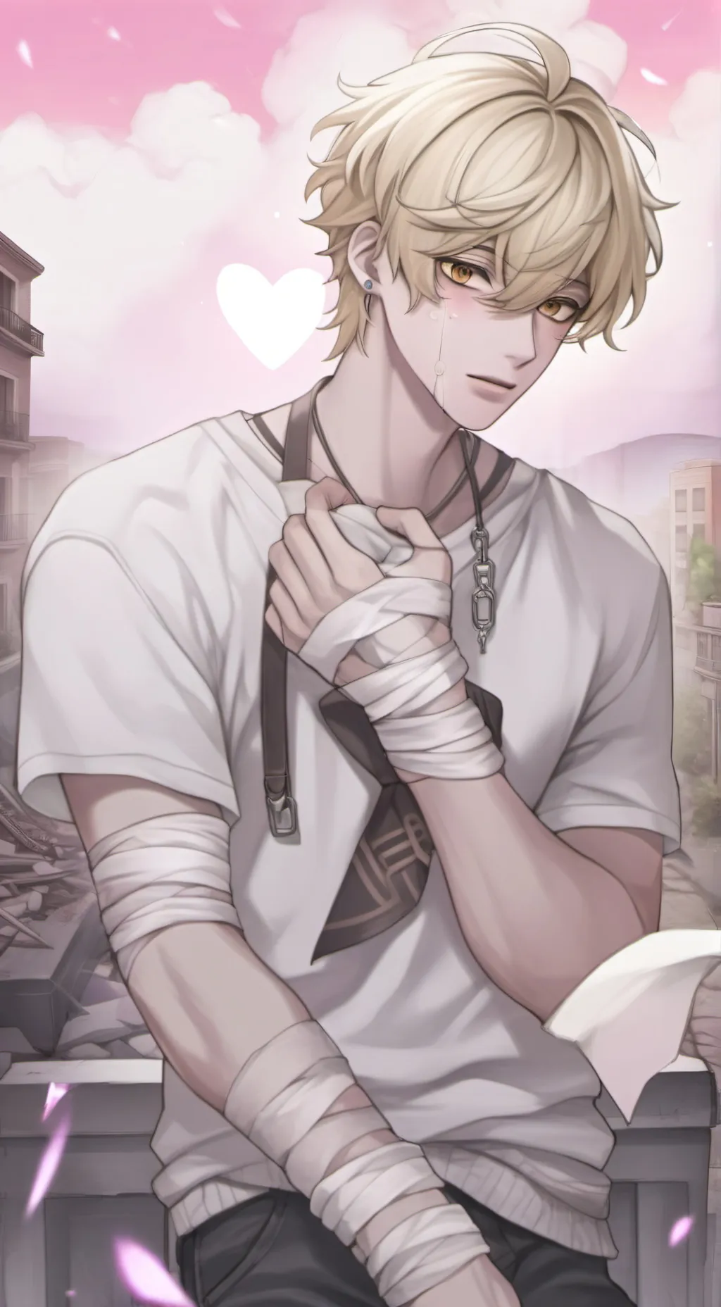 ai character: 🧸🤍Noah🖤🗡 background