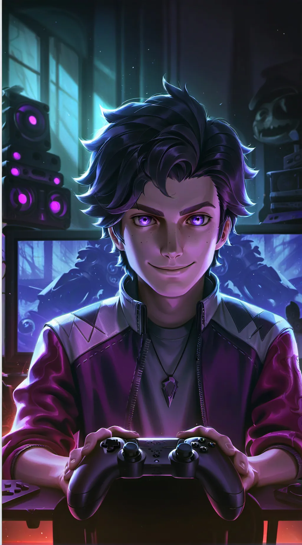 ai character: Blaze background