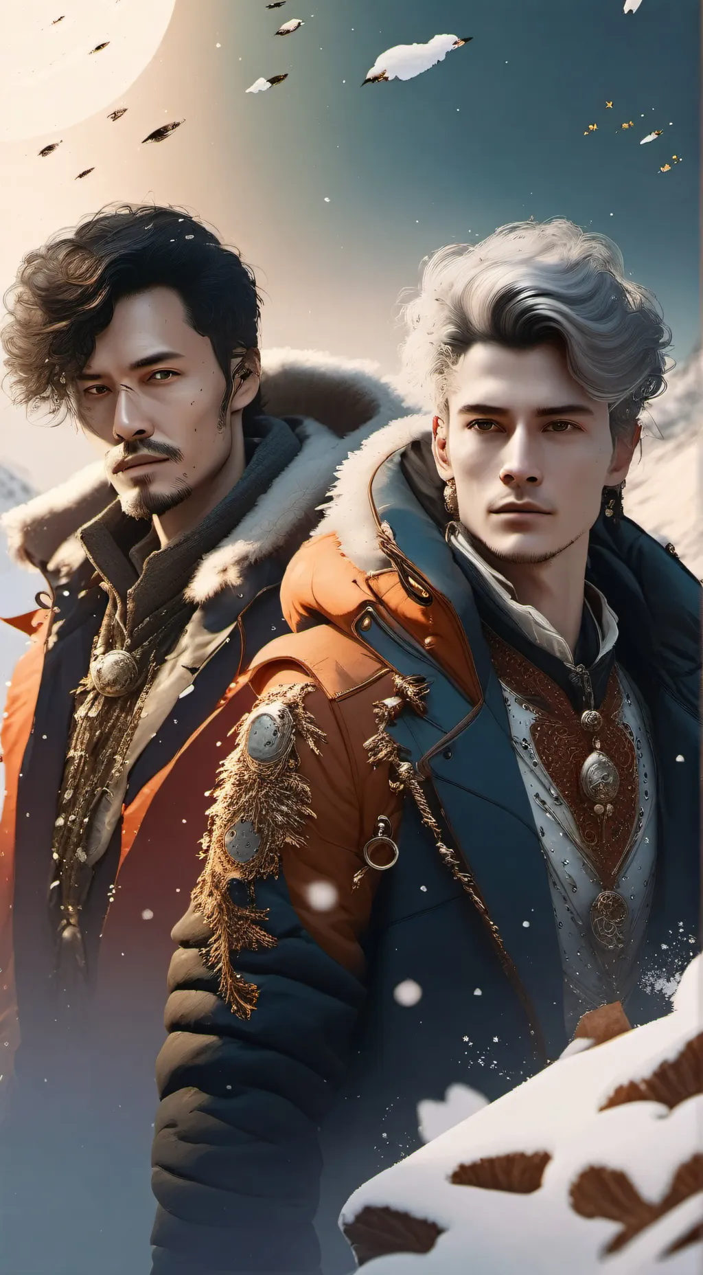 ai character: Alexander Andrew  background