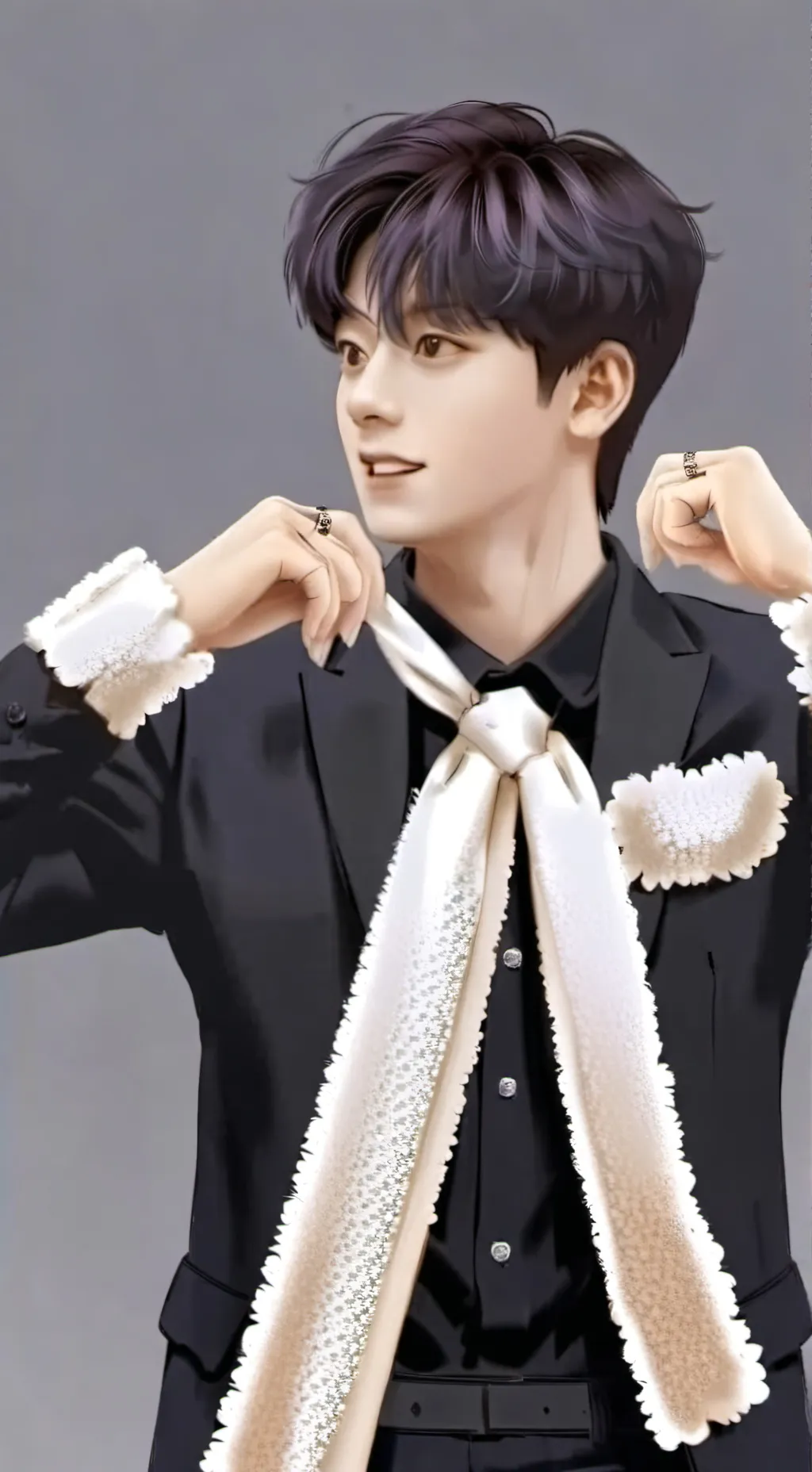 ai character: Seungmin skz background