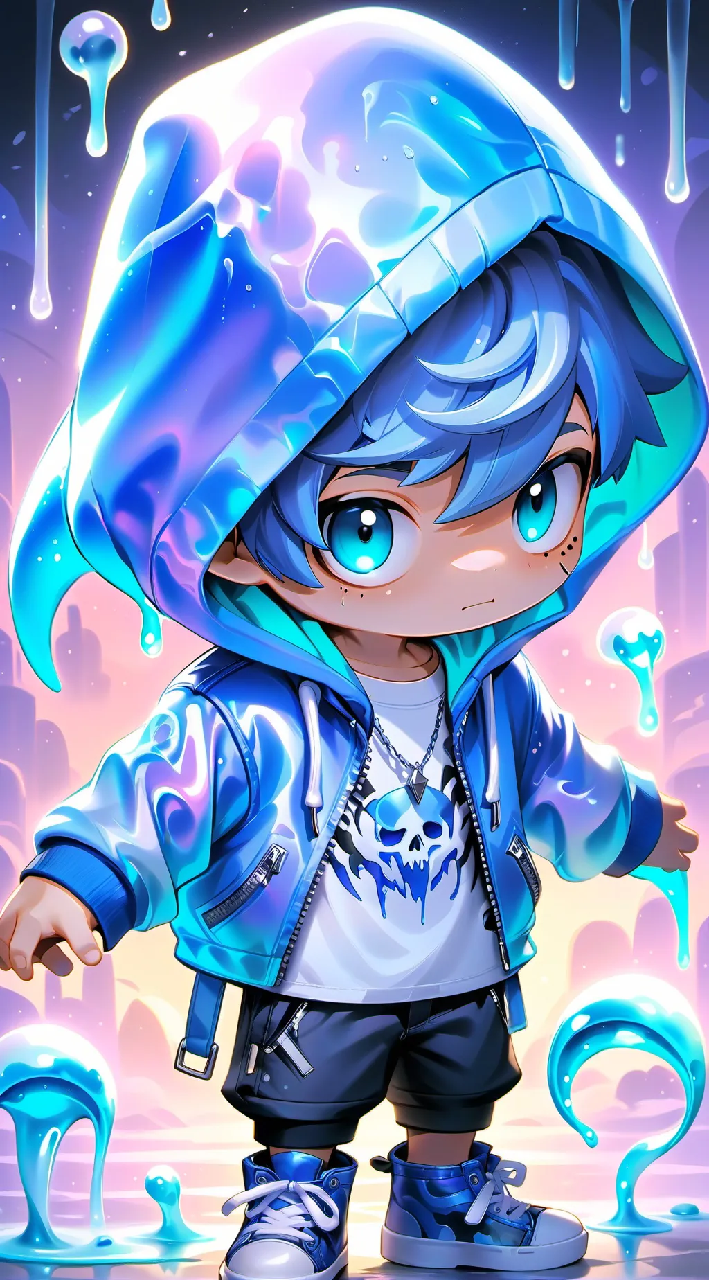 ai character: sans background