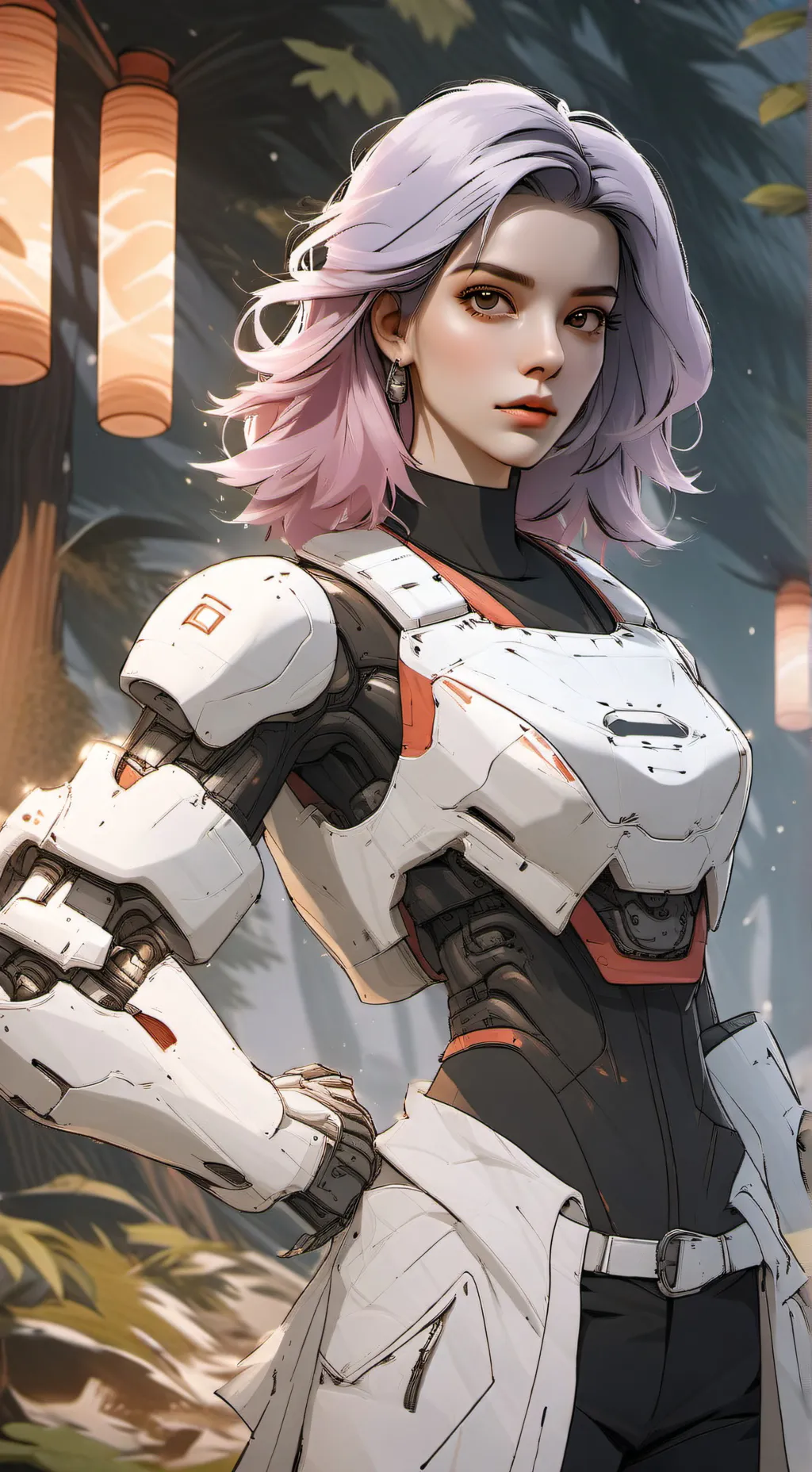 ai character: es una robot 🤖👾❤️💣 background