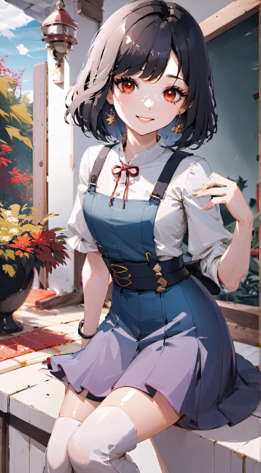 ai character: Ash  background