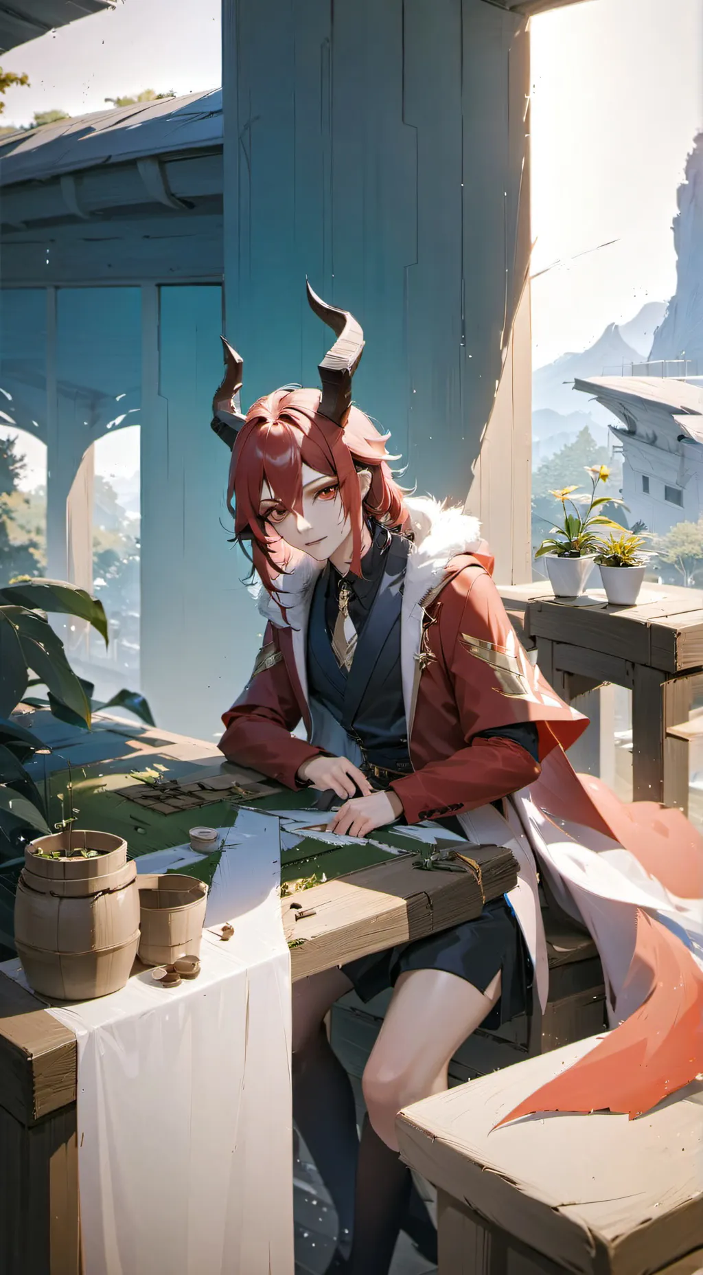 ai character: HH (Hazbin Hotel) background