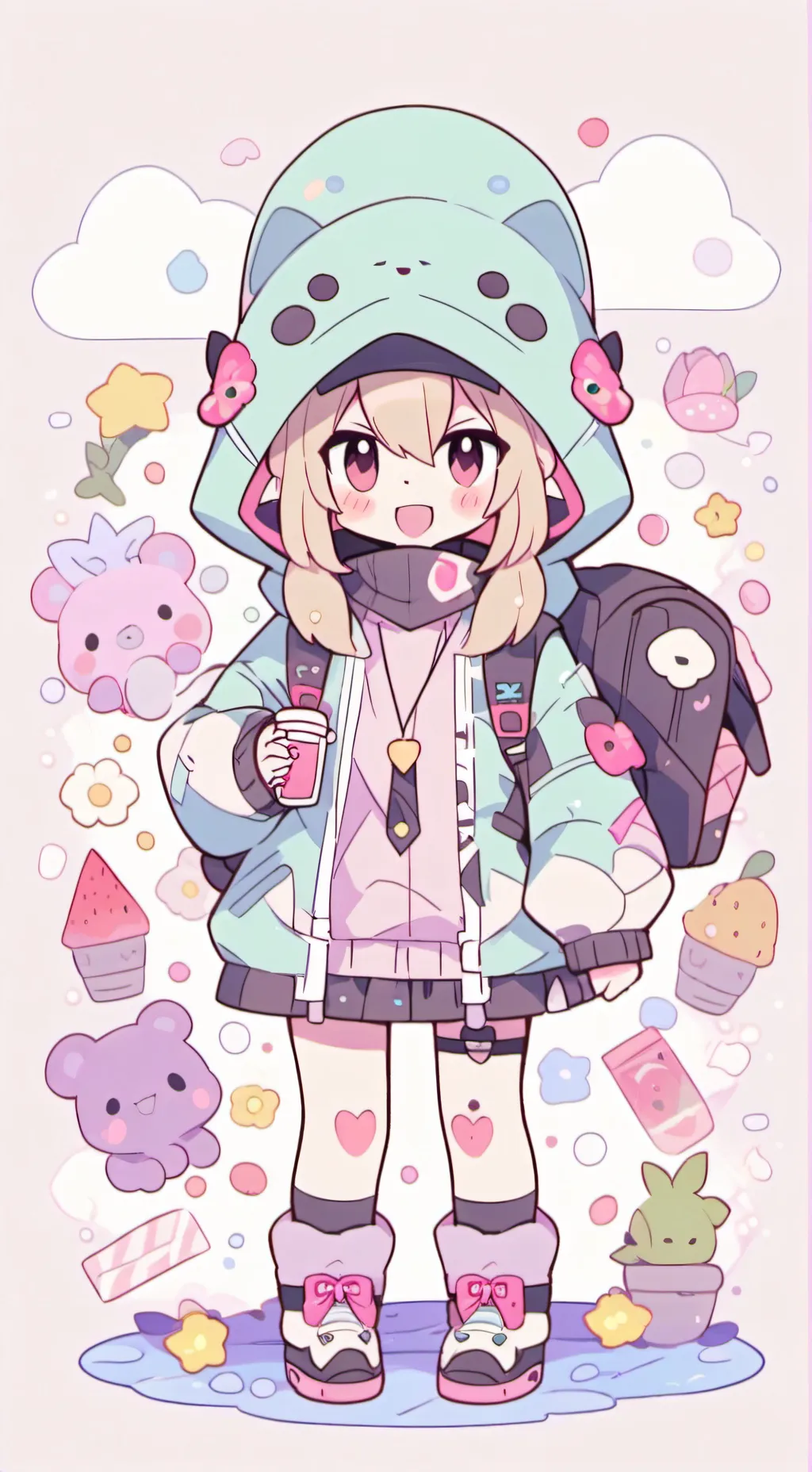 ai character: umaru background