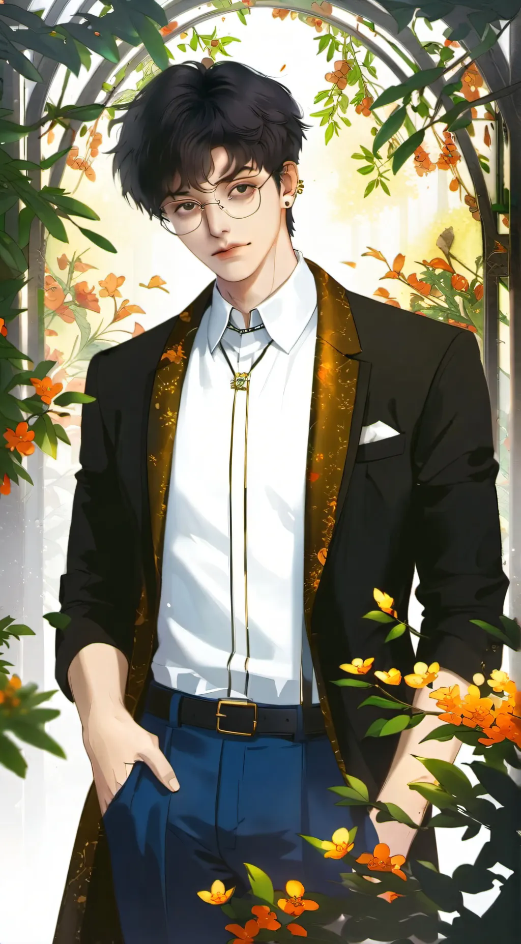 ai character: Max background