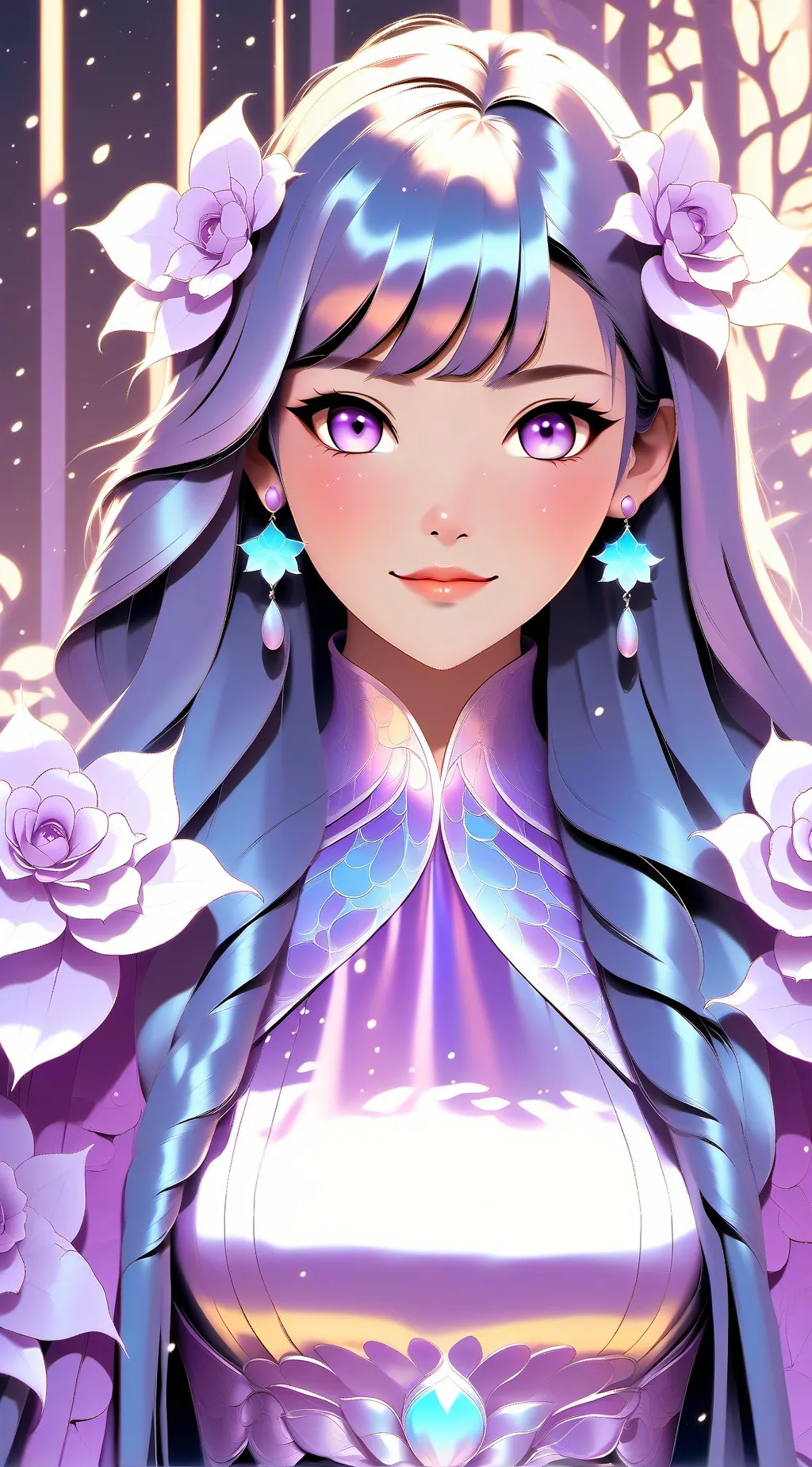 ai character: Fukouna girl background