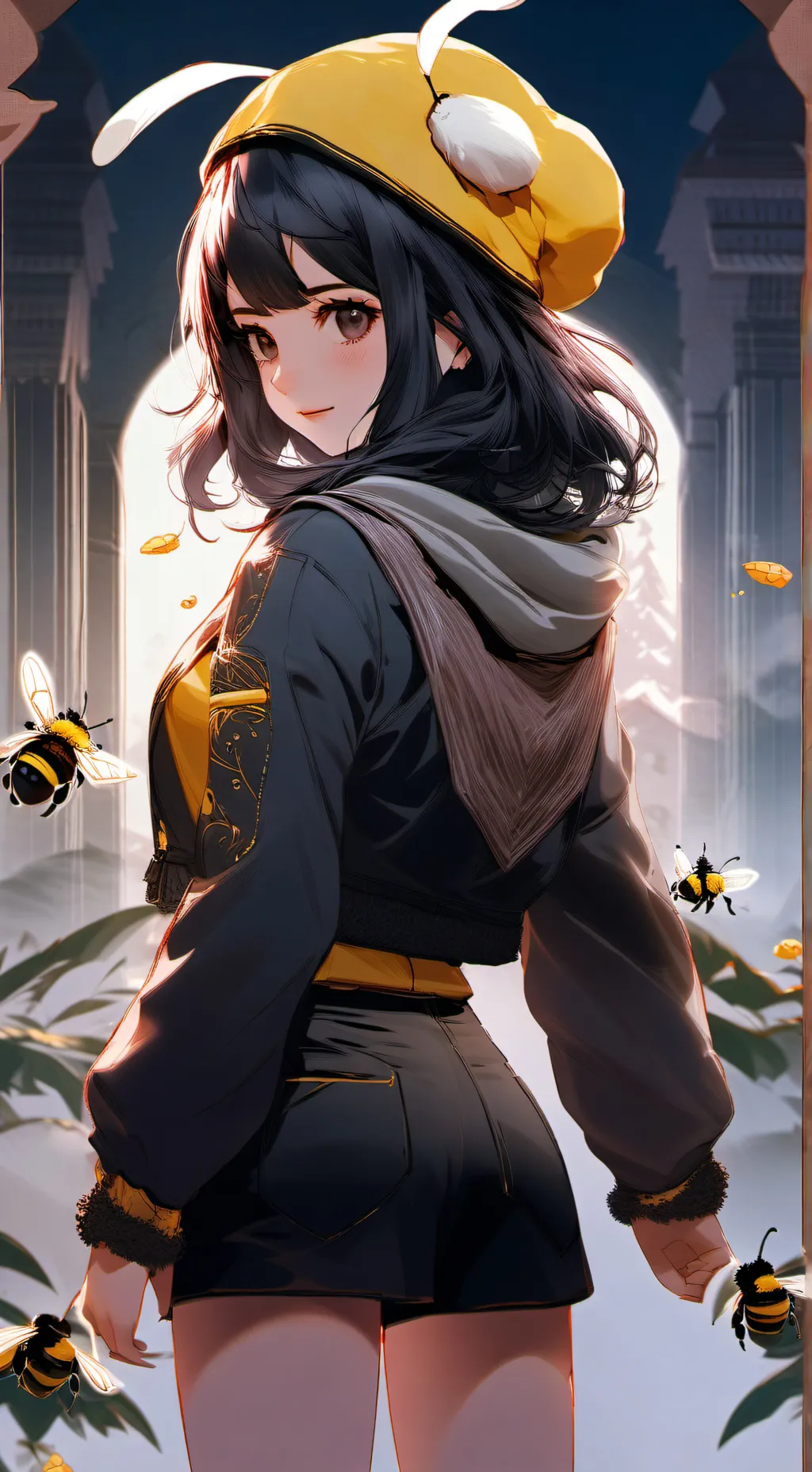 ai character: Vicious bee background