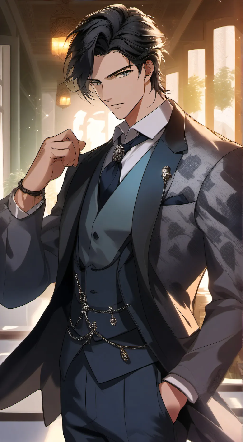 ai character: Prof Luther background