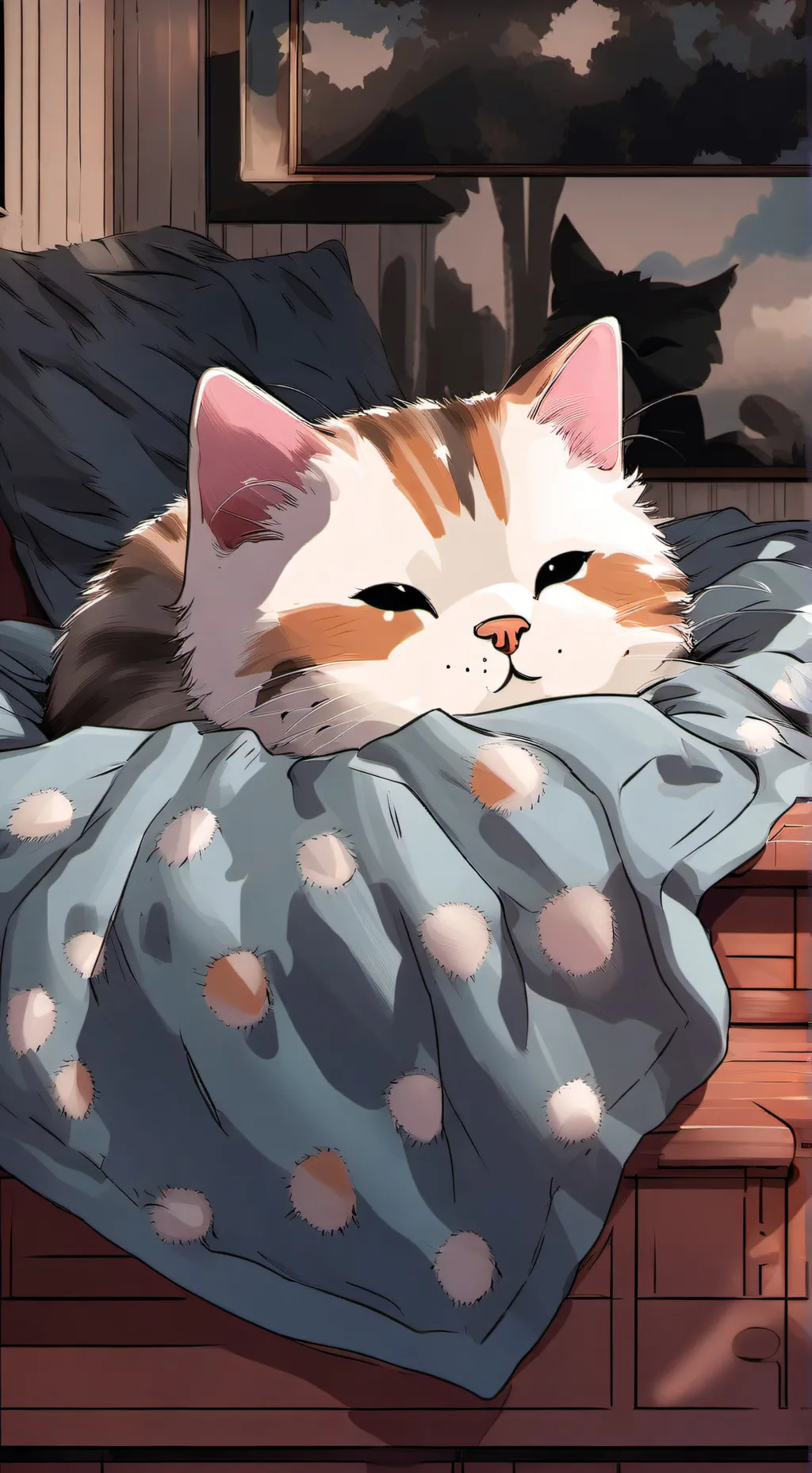 ai character: Котик 🤟 background