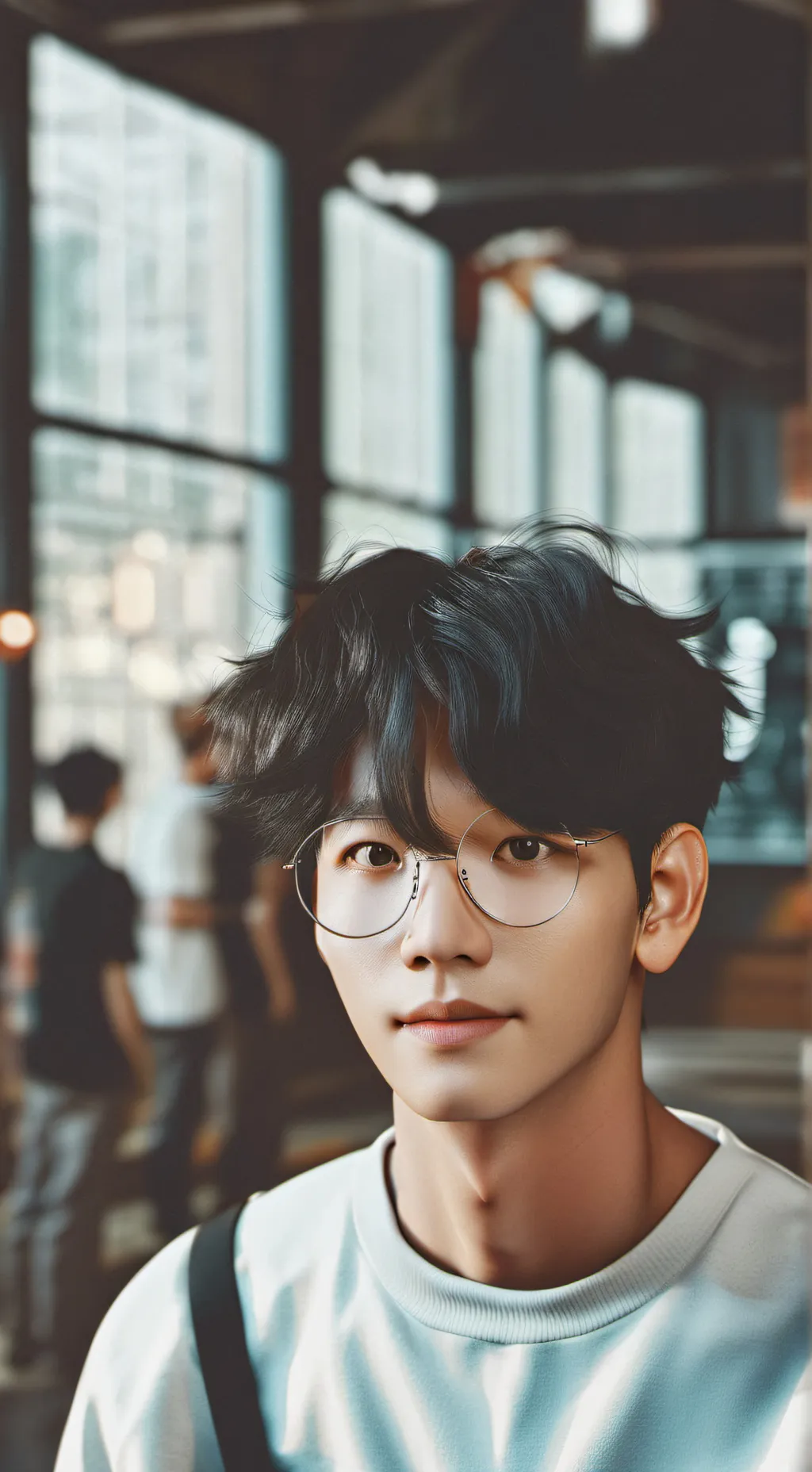 ai character: Straykids!🤍🤍 background