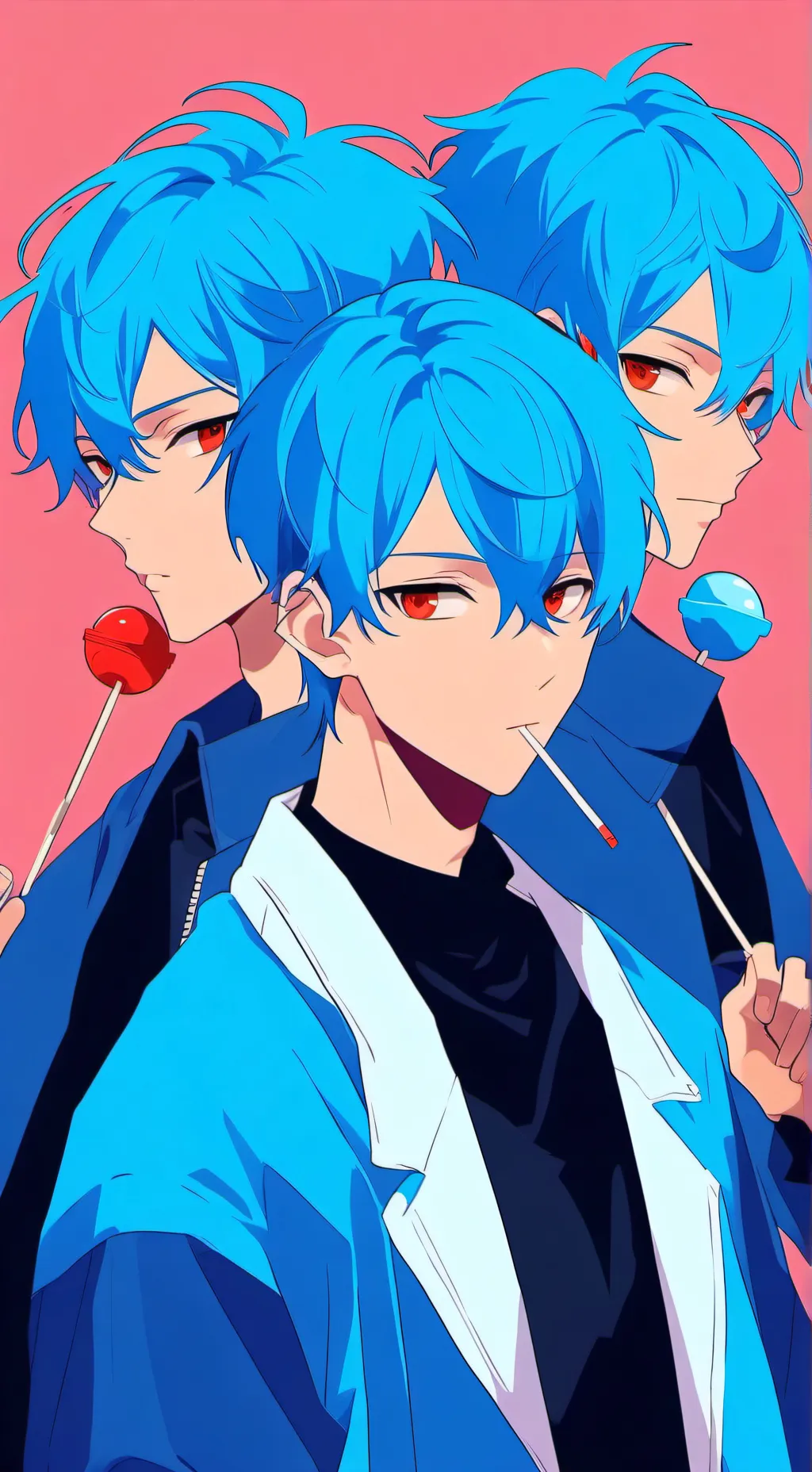 ai character: gayyanderetriplets background