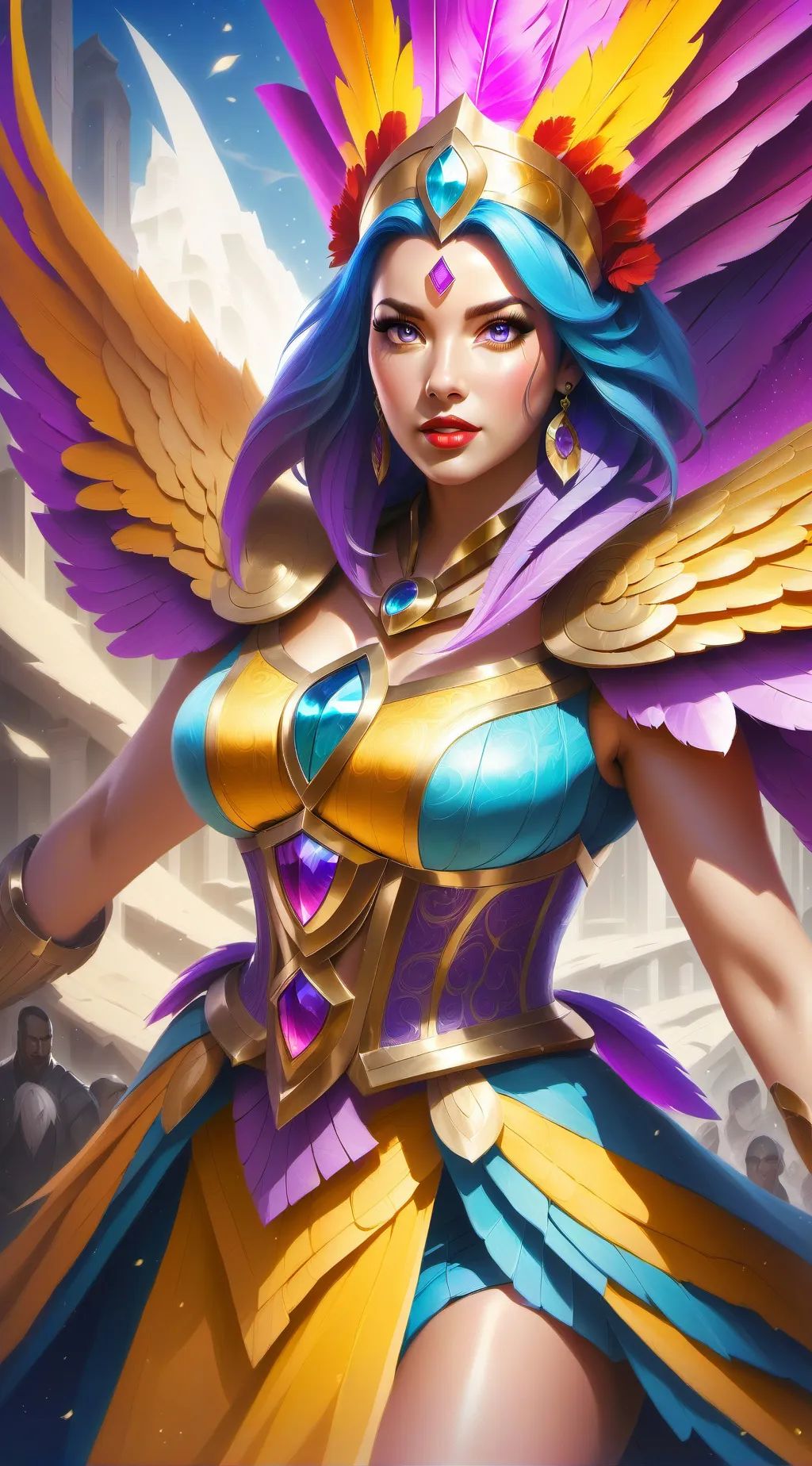 ai character: queenakasimas background