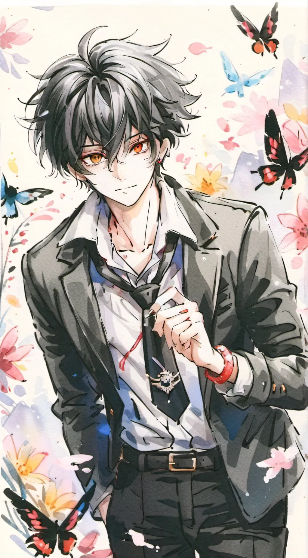 ai character: Mha wedding  background