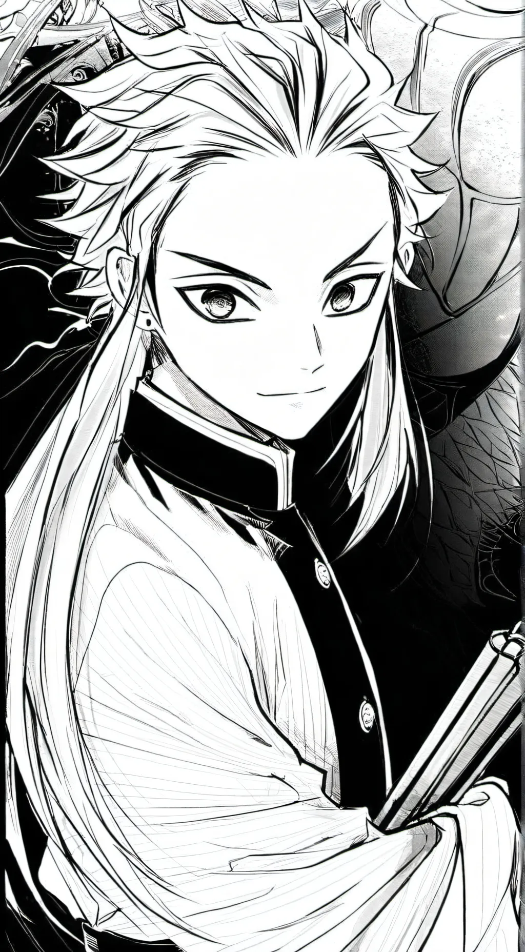 ai character: Senjiro Rengoku background