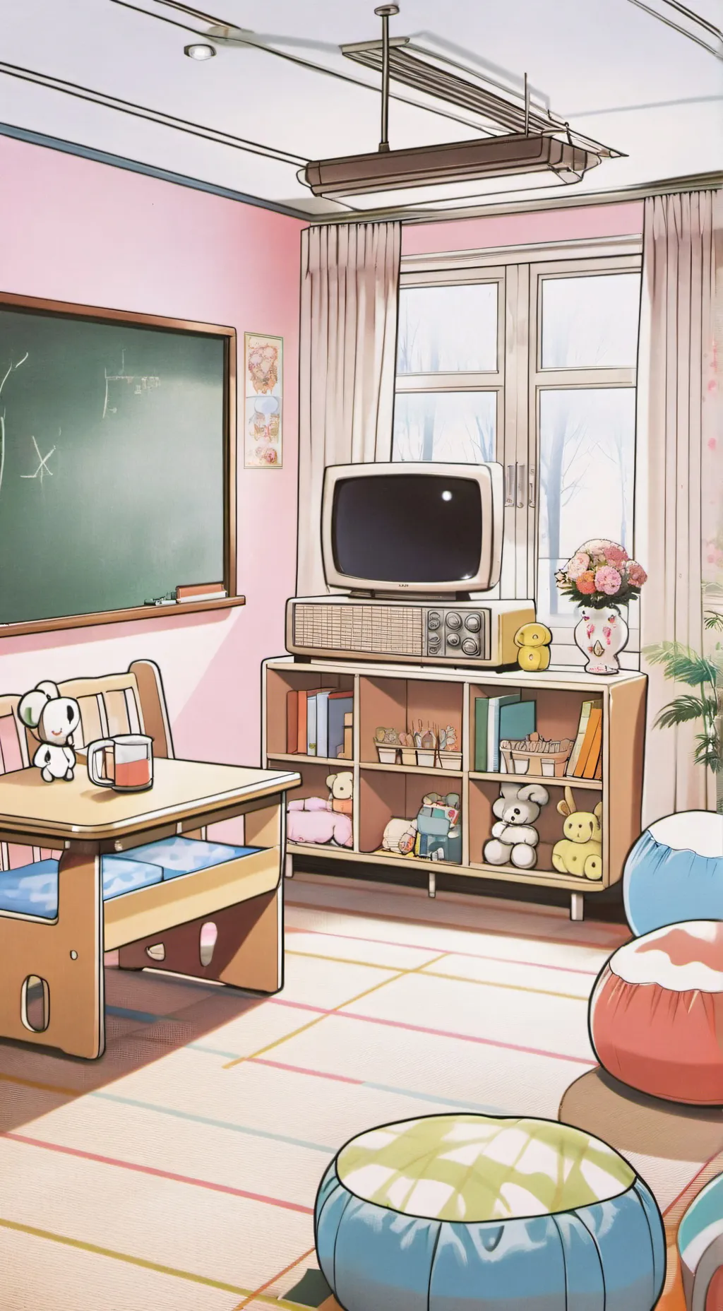 ai character: ✮Mha kindergarten☾ background