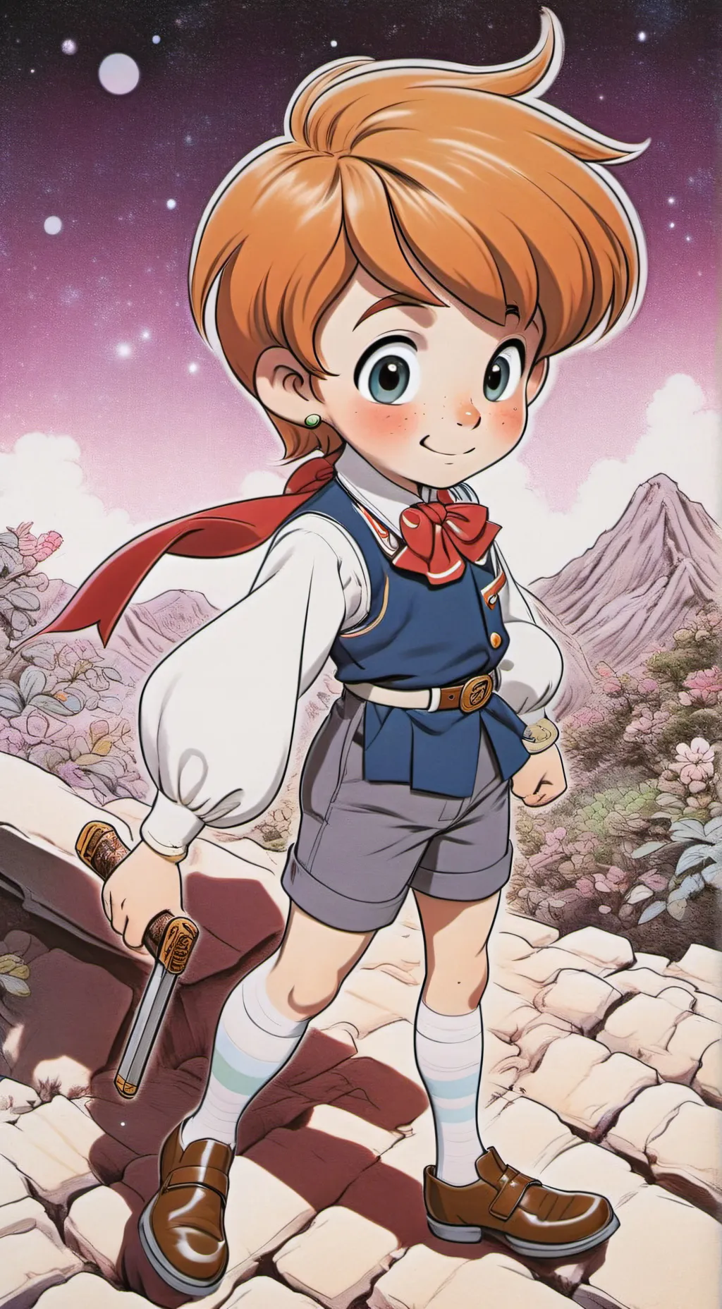 ai character: Little brother background