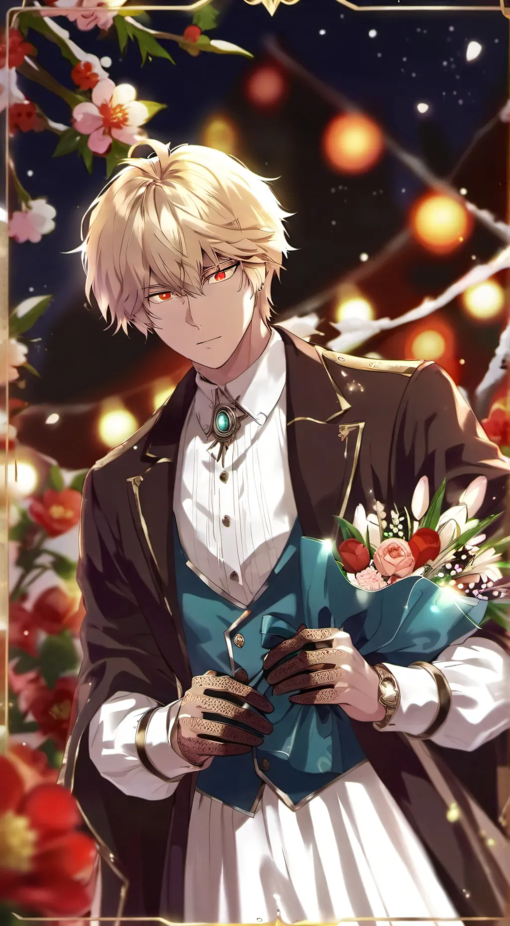 ai character: Bakugo💢Ou Leo background