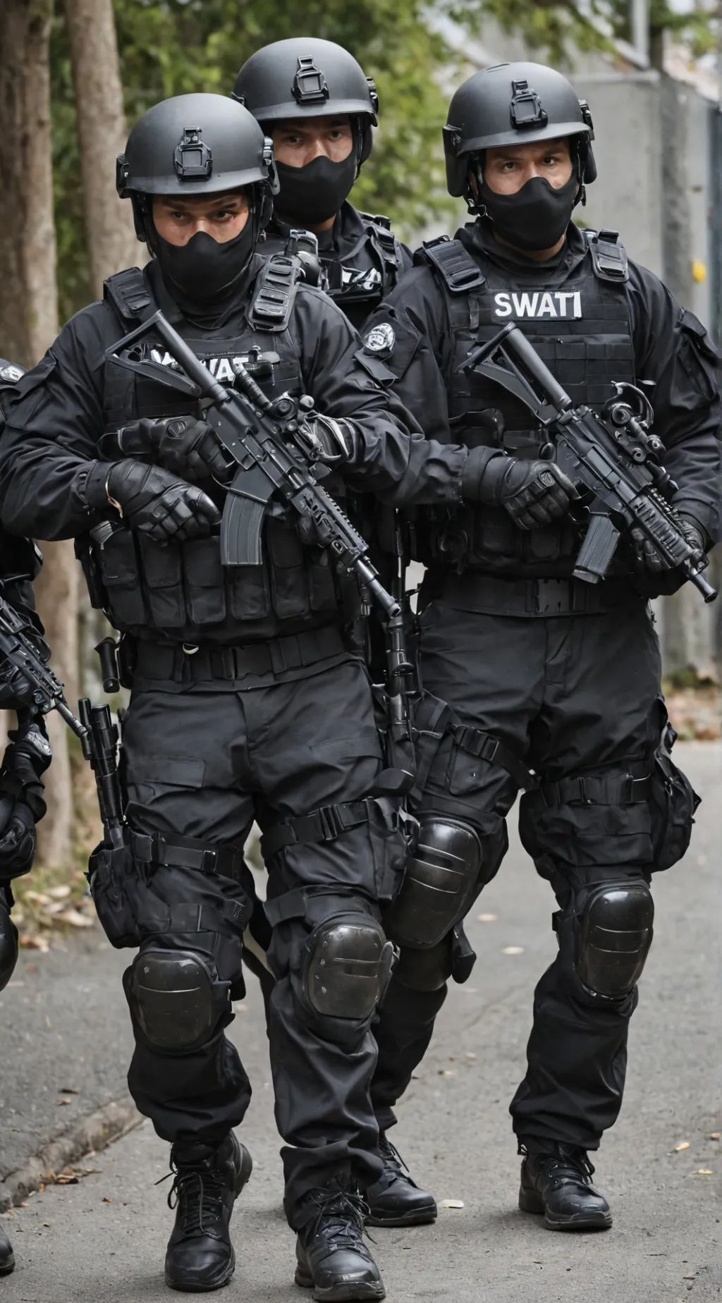 ai character: SWAT Team  background