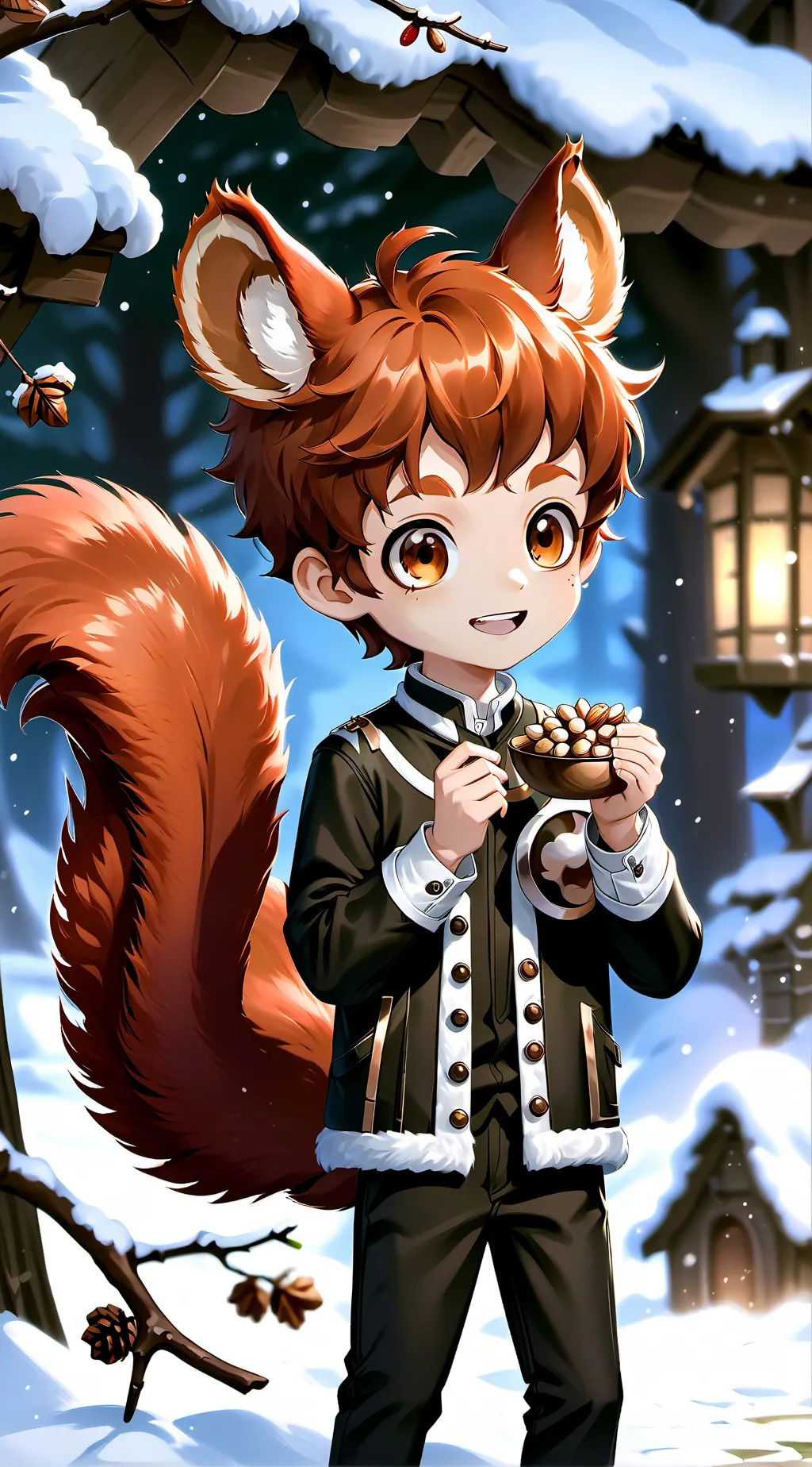 ai character: Fındıkçı çocuk background