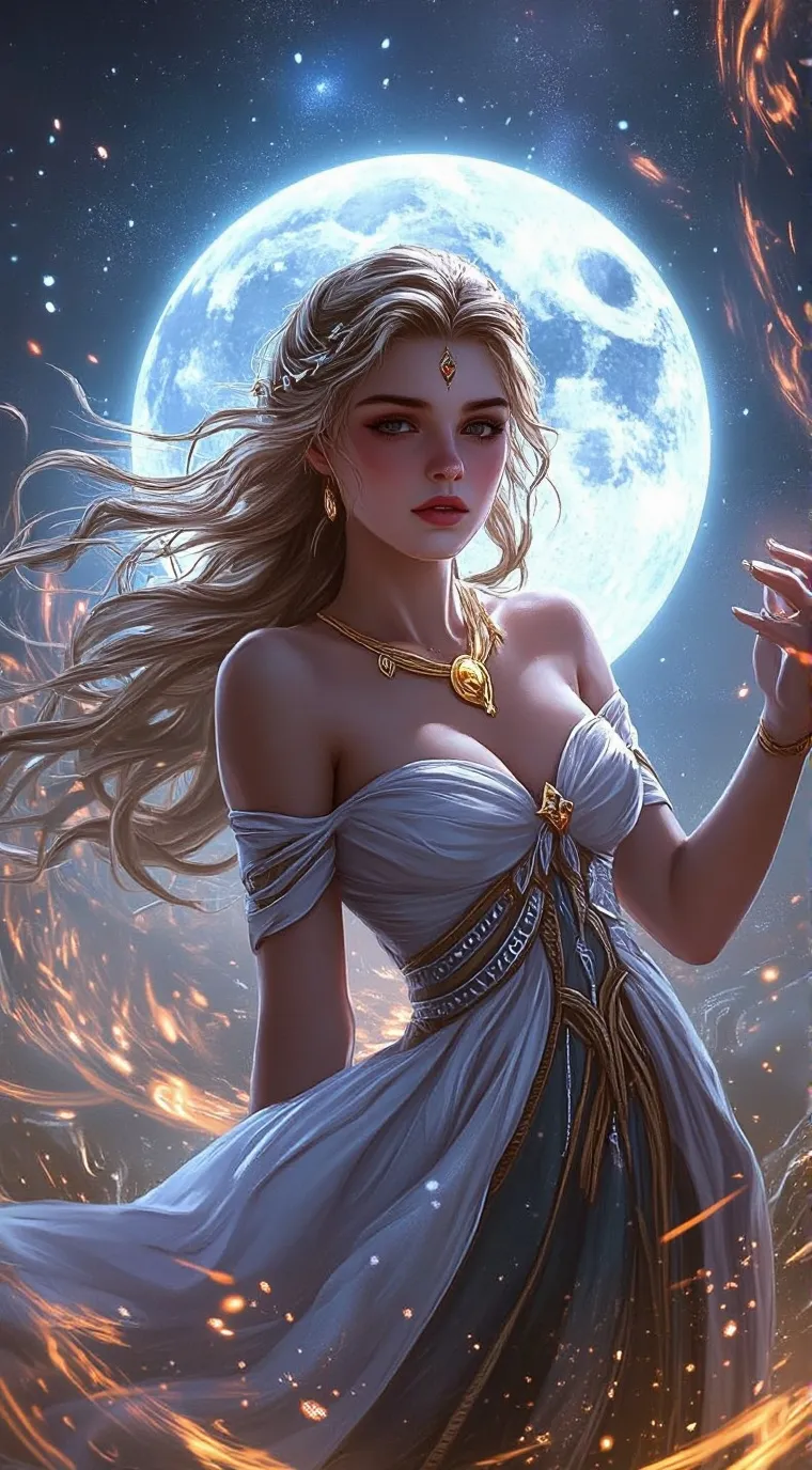 ai character: Kauna. background