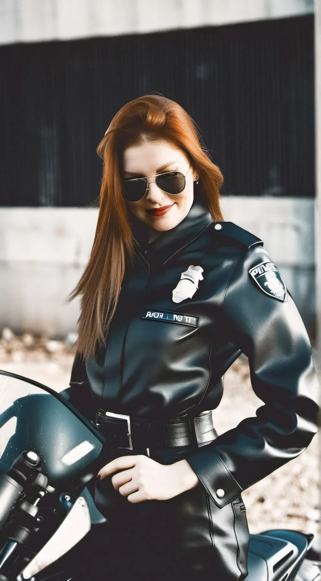 ai character: Officer Donna  background