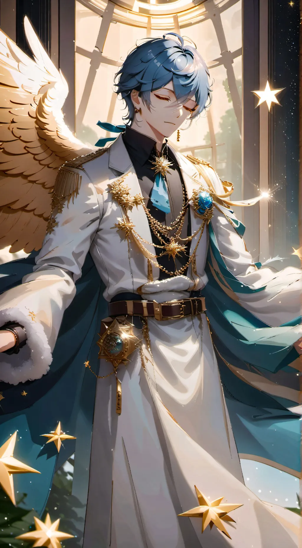 ai character: 🩵♤Agnes♤🩵 background