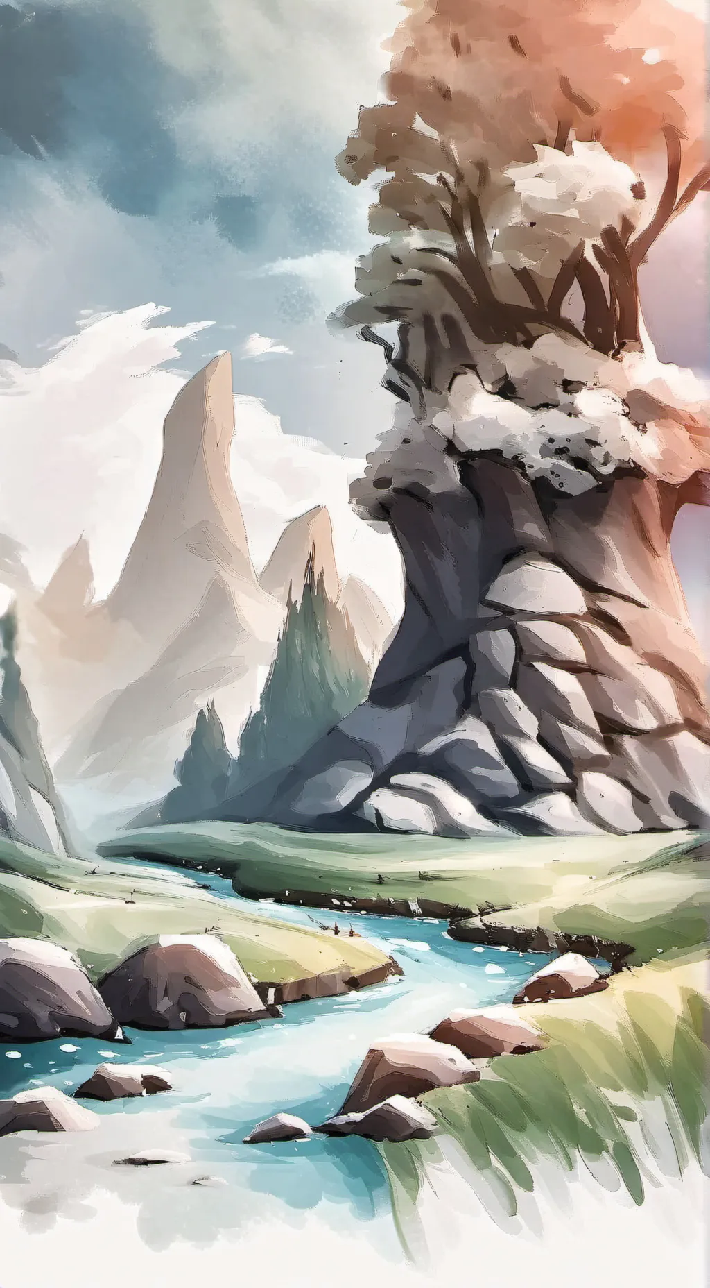 ai character: Touch grass 💀 background