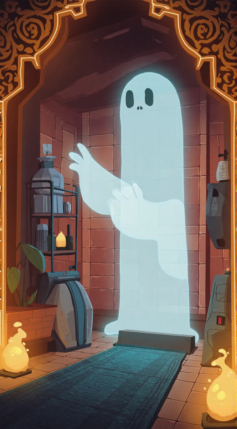 ai character: jjk sauna  background