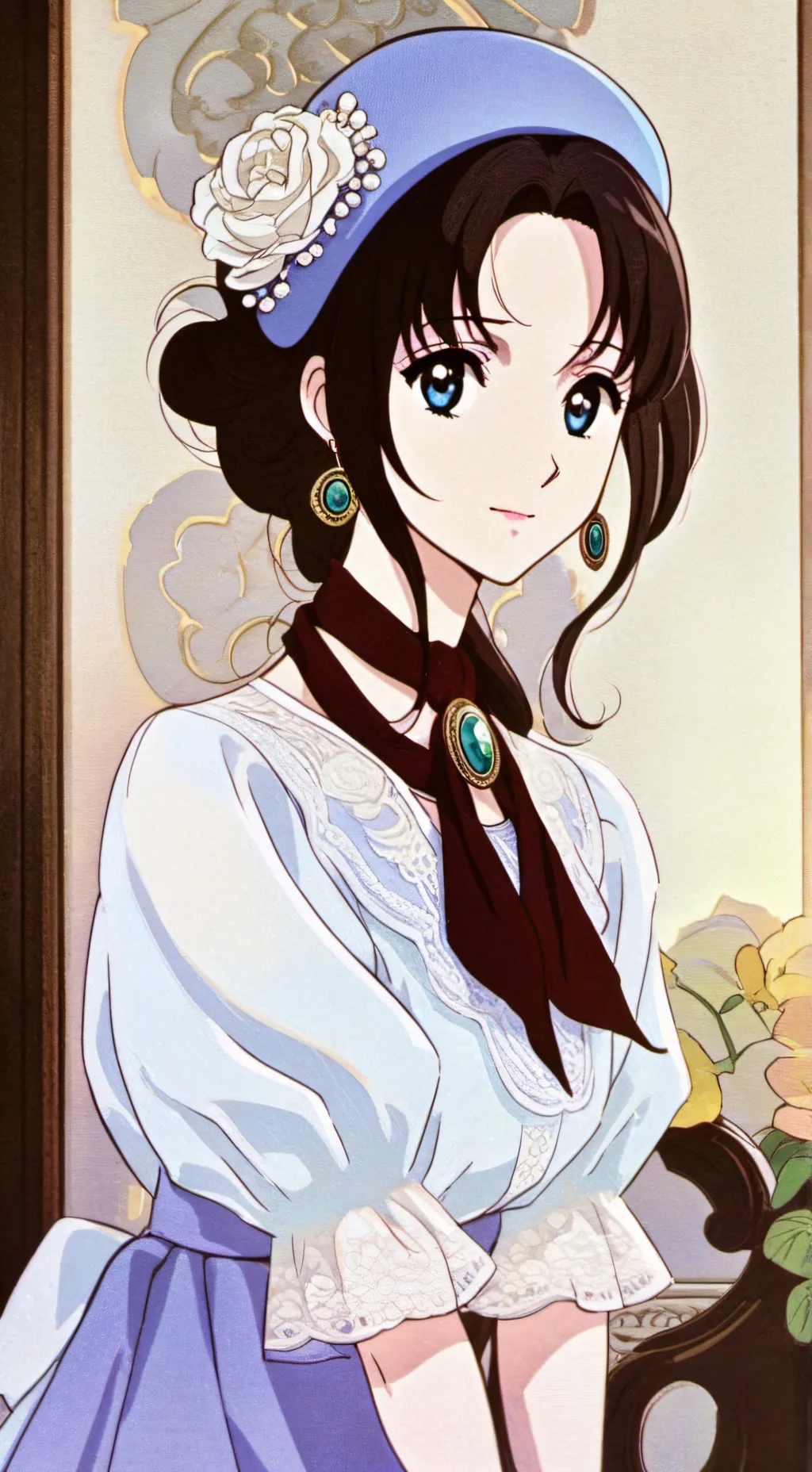 ai character: Мама background