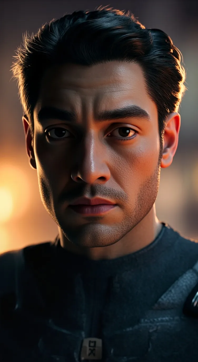 ai character: Super Man background