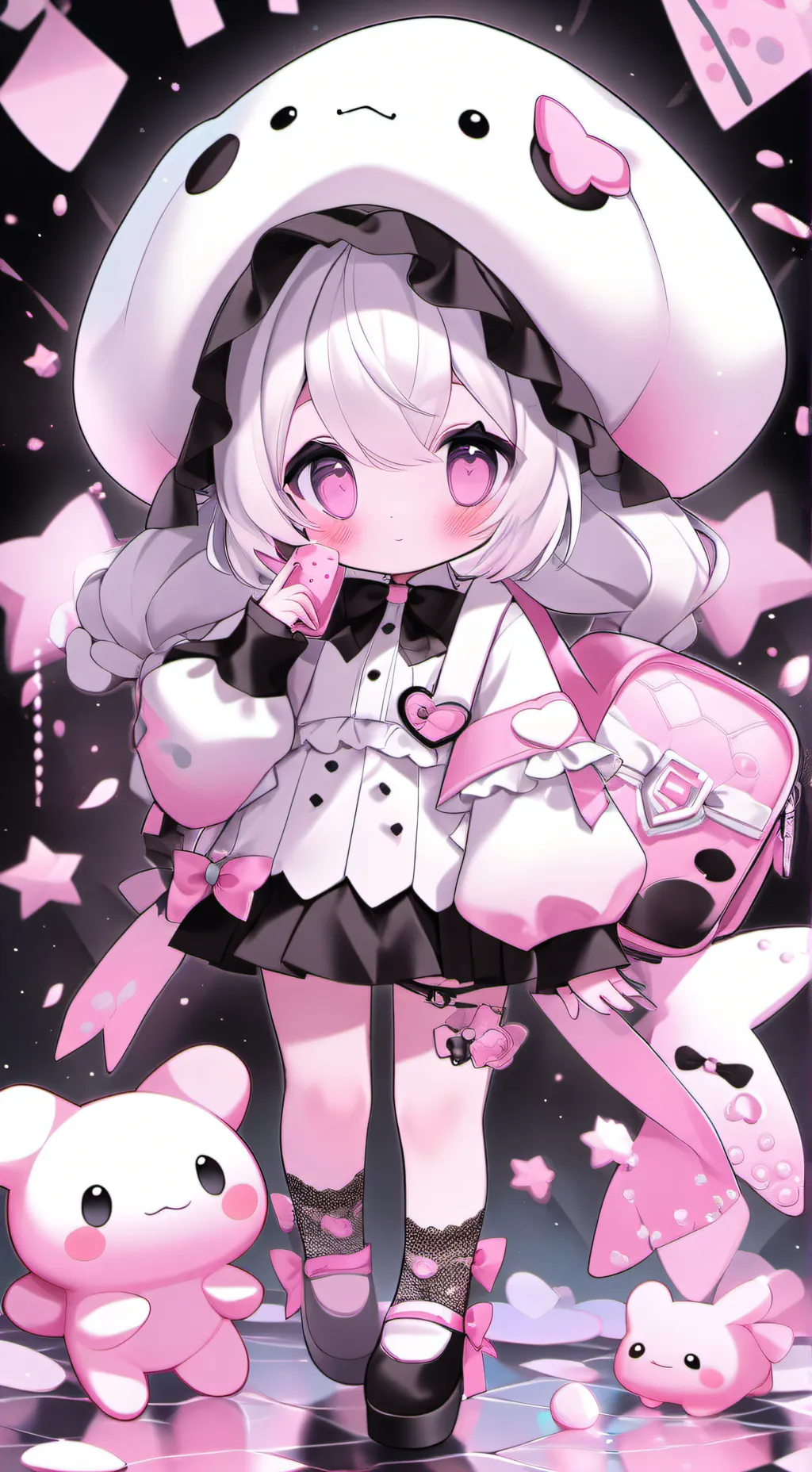 ai character: squid game background