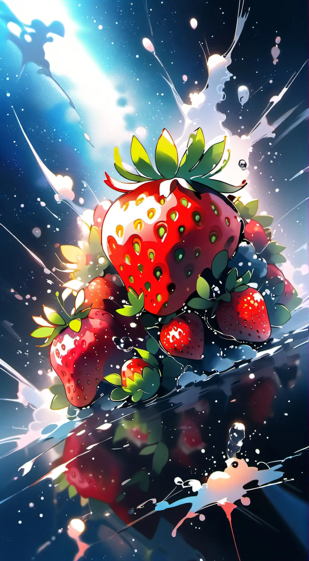 ai character: Fruitcake background