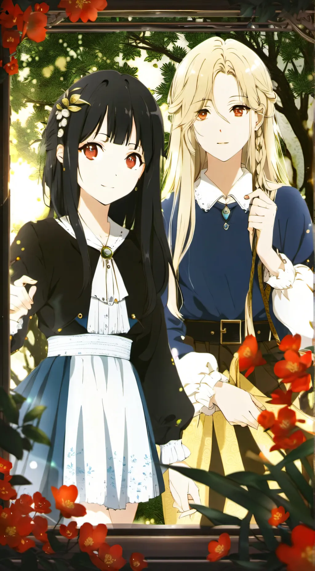 ai character: emily & kami background