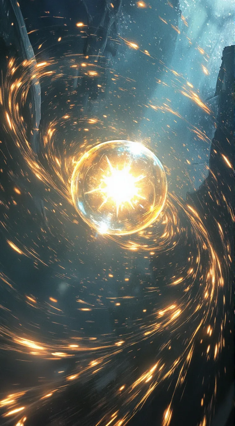 ai character: Guiding light background