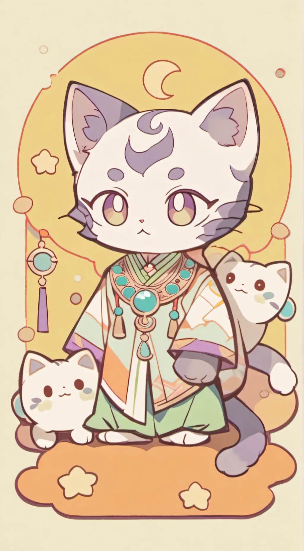 ai character: {catnap+dogday} background