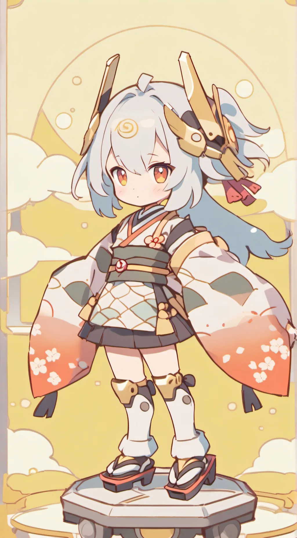 ai character: kimetsu  background