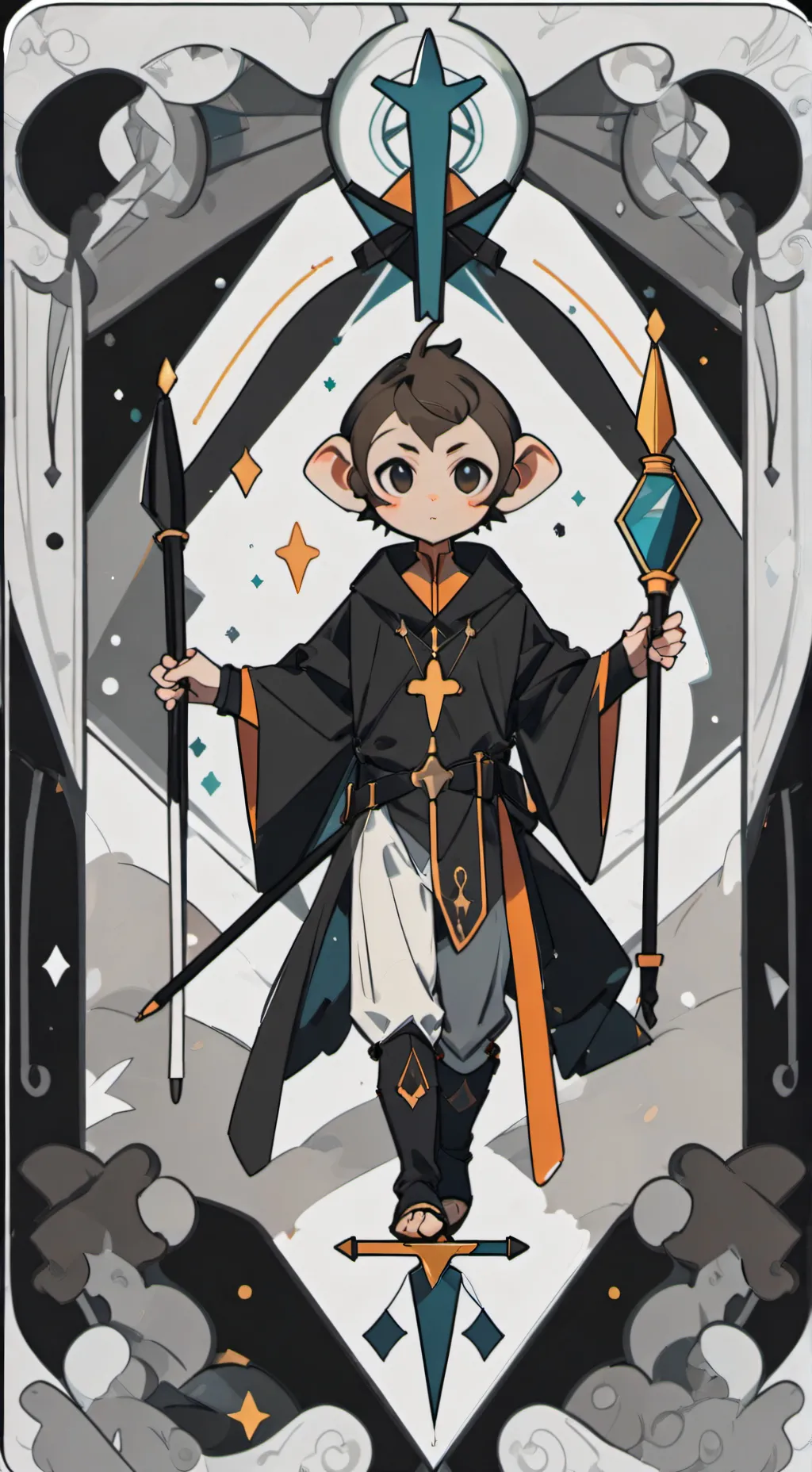 ai character: dart monkey  background