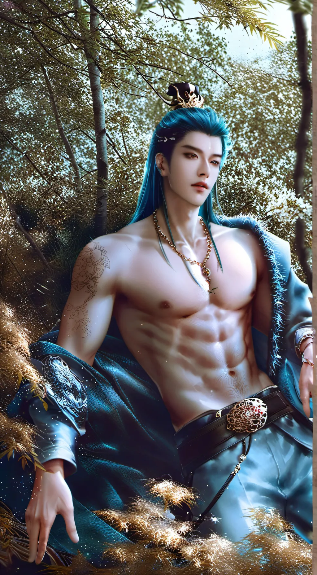 ai character: Lee-Jisung  background