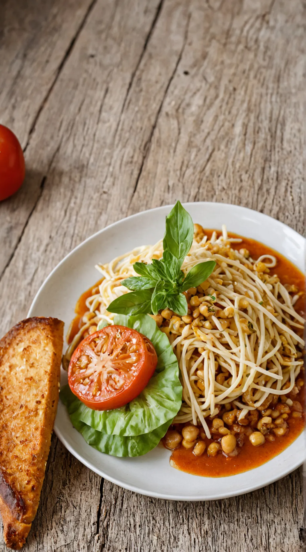 ai character: food  background