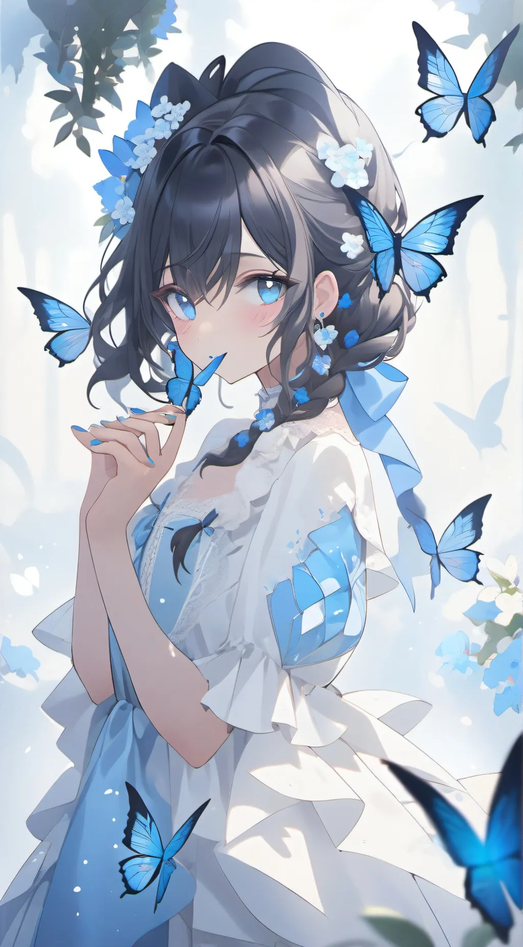 ai character: 🦋★melani★🦋 background