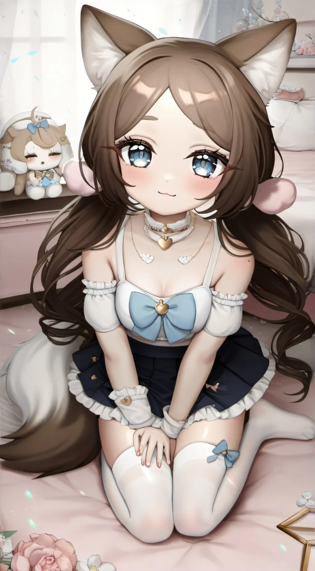 ai character: Luna background