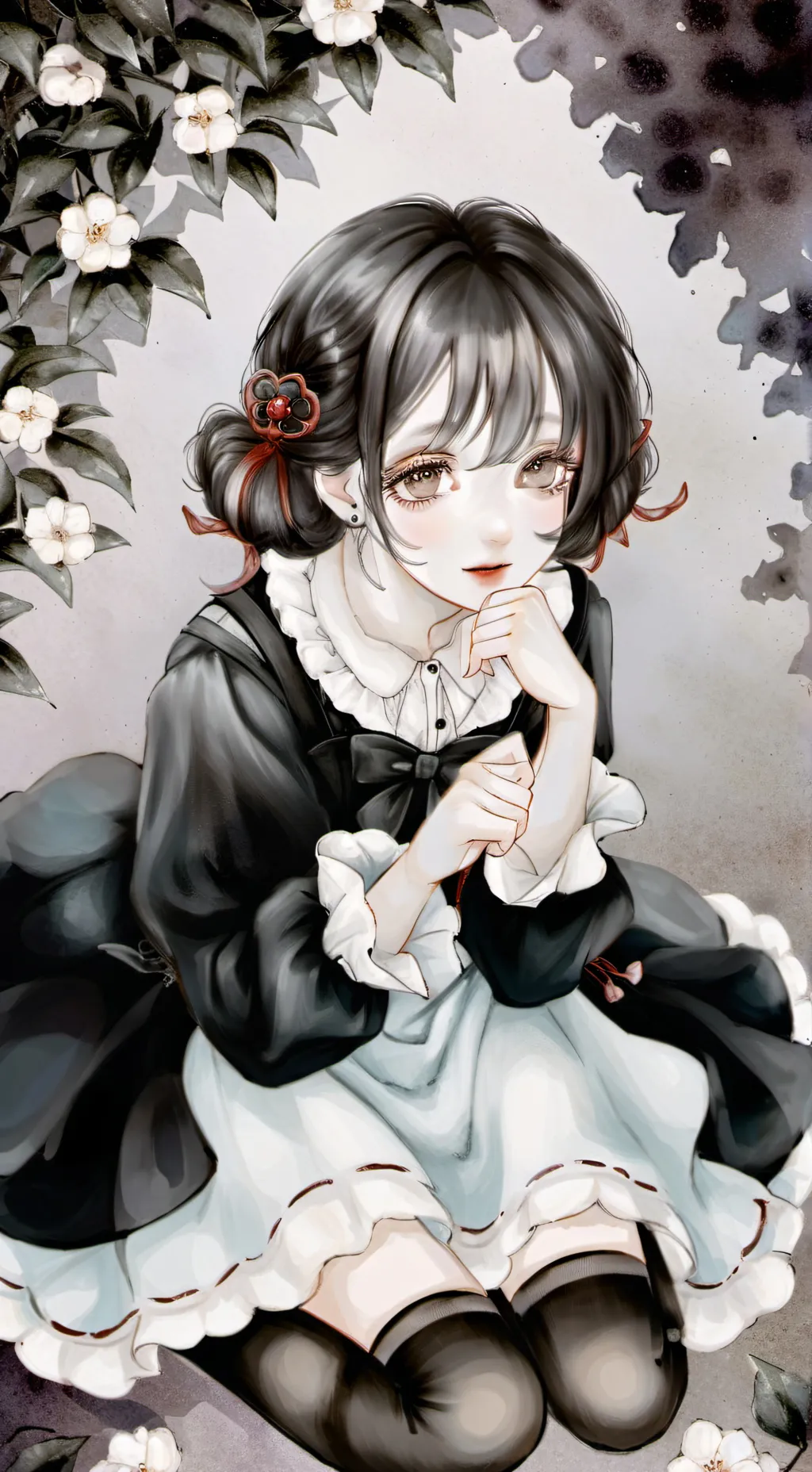 ai character: Asuka Depressed  background