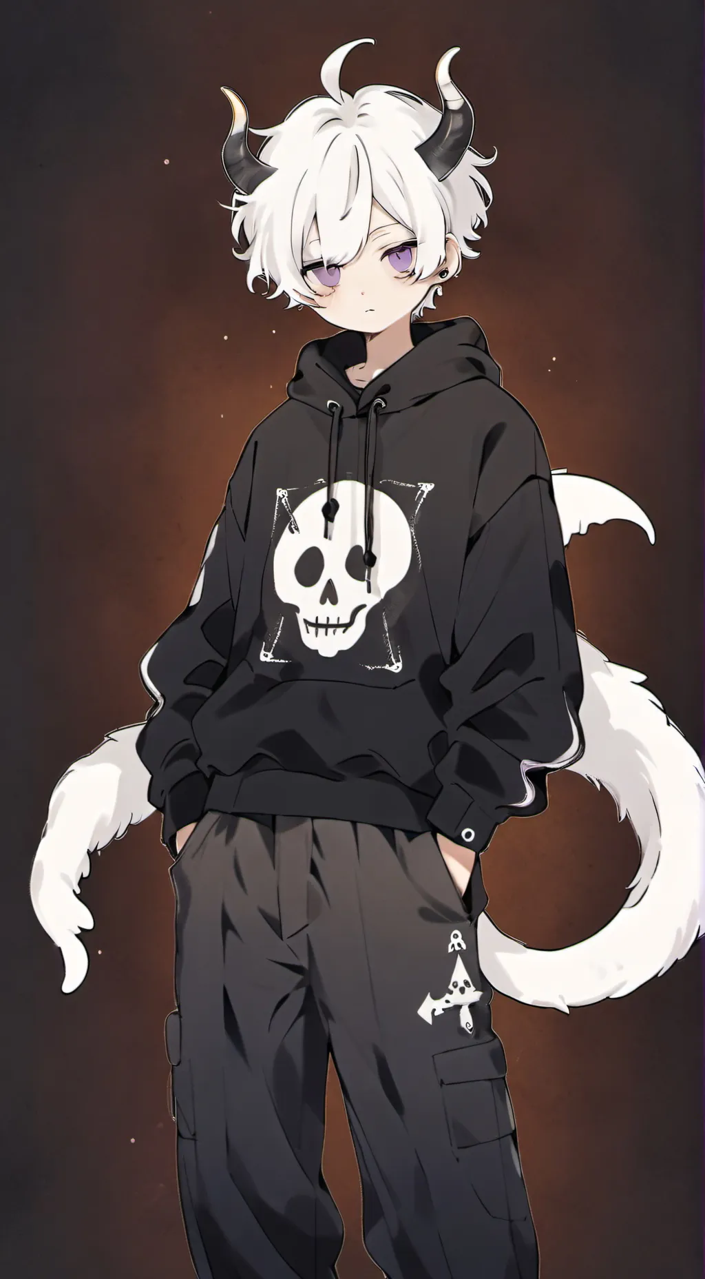 ai character: •Cloud• background