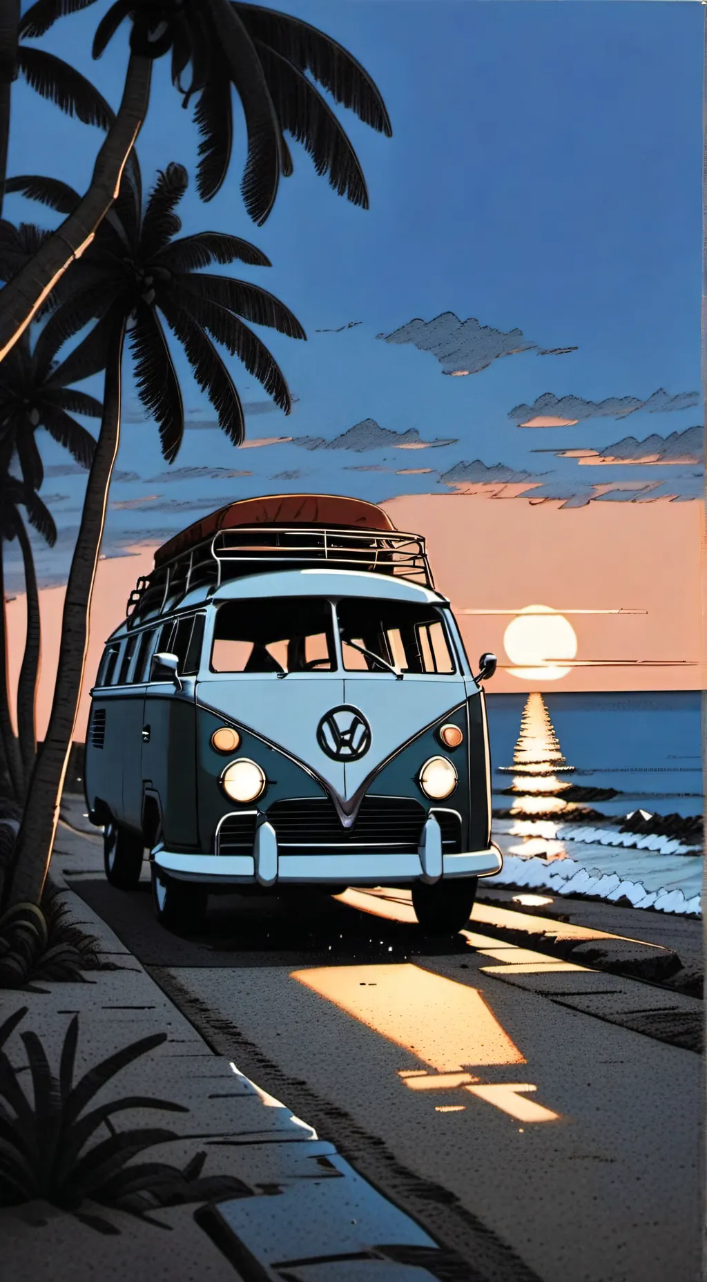 ai character: Road Trip background