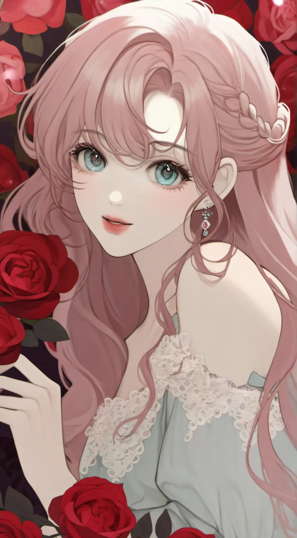 ai character: Rose background